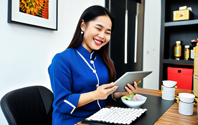 세일즈 퍼널에서의 디지털 전환 전략 - Modern Malaysian Coworking Space**

"A professional young Malaysian businesswoman in a modest batik-...
