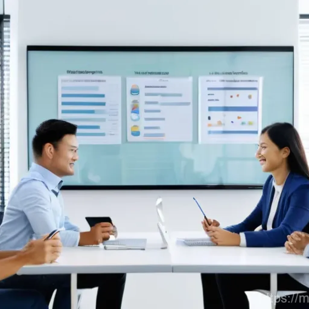 세일즈 퍼널에서의 채널 최적화 전략 - **Prompt 1: Collaborative Data Insights for Business Growth**
"A diverse team of young, professi...