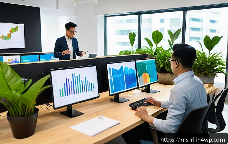고객 세분화와 세일즈 퍼널 최적화의 관계 - A vibrant modern digital marketing office scene in Kuala Lumpur, Malaysia, featuring a diverse team ...