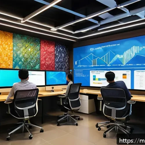 Home 31 세일즈 퍼널에서의 혁신적인 마케팅 아이디어 - A vibrant digital marketing office scene in Kuala Lumpur, Malaysia, showing a diverse team of young ...