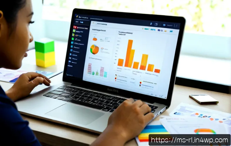 Home 15 세일즈 퍼널에서의 신규 고객 확보 전략 - Photorealistic modern Malaysian small-business owner reviewing a customer acquisition funnel on a cl...